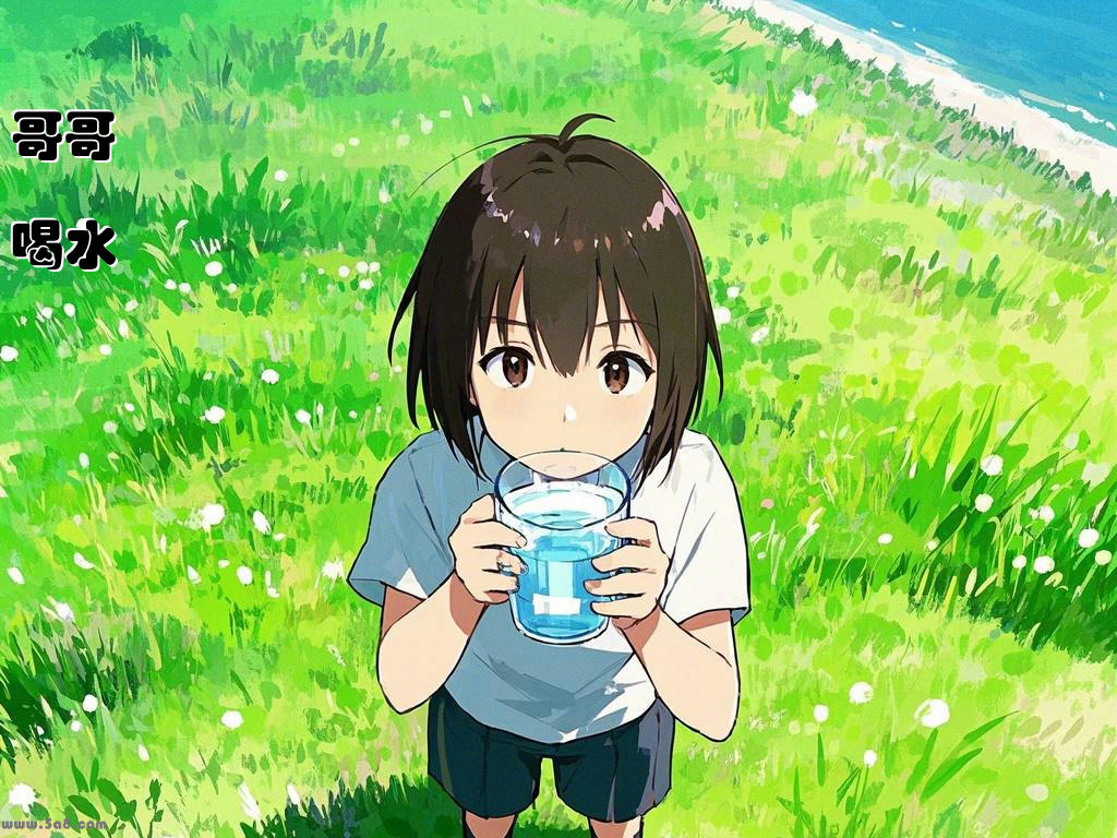 哥哥喝水
